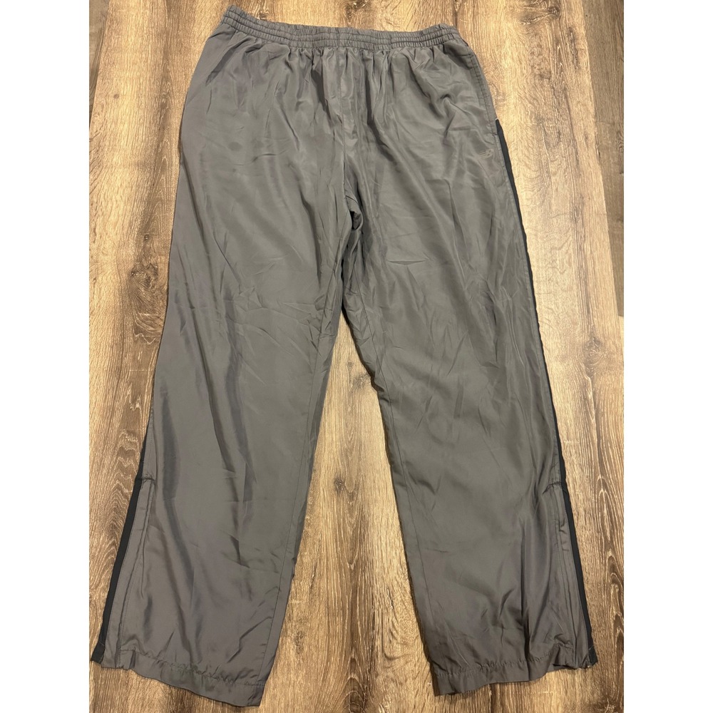 New‎ Balance Mens XXL Gray Mesh Lined Track Pants Windbreaker Running 34W